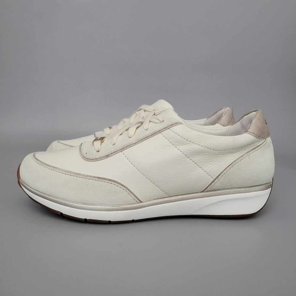 Aetrex Leather Ivy Leather Sneakers Lace Up Comfort Walking Arch Support 7.5 - Picture 3 of 12